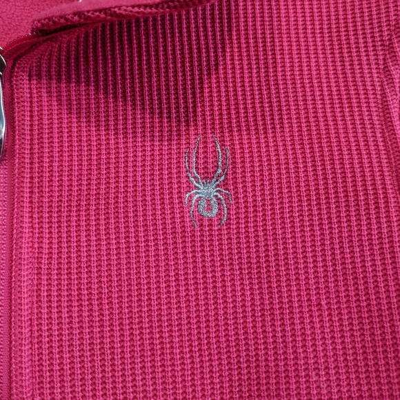 Spyder, pink quarter zip, women's small - Picture 7 of 8